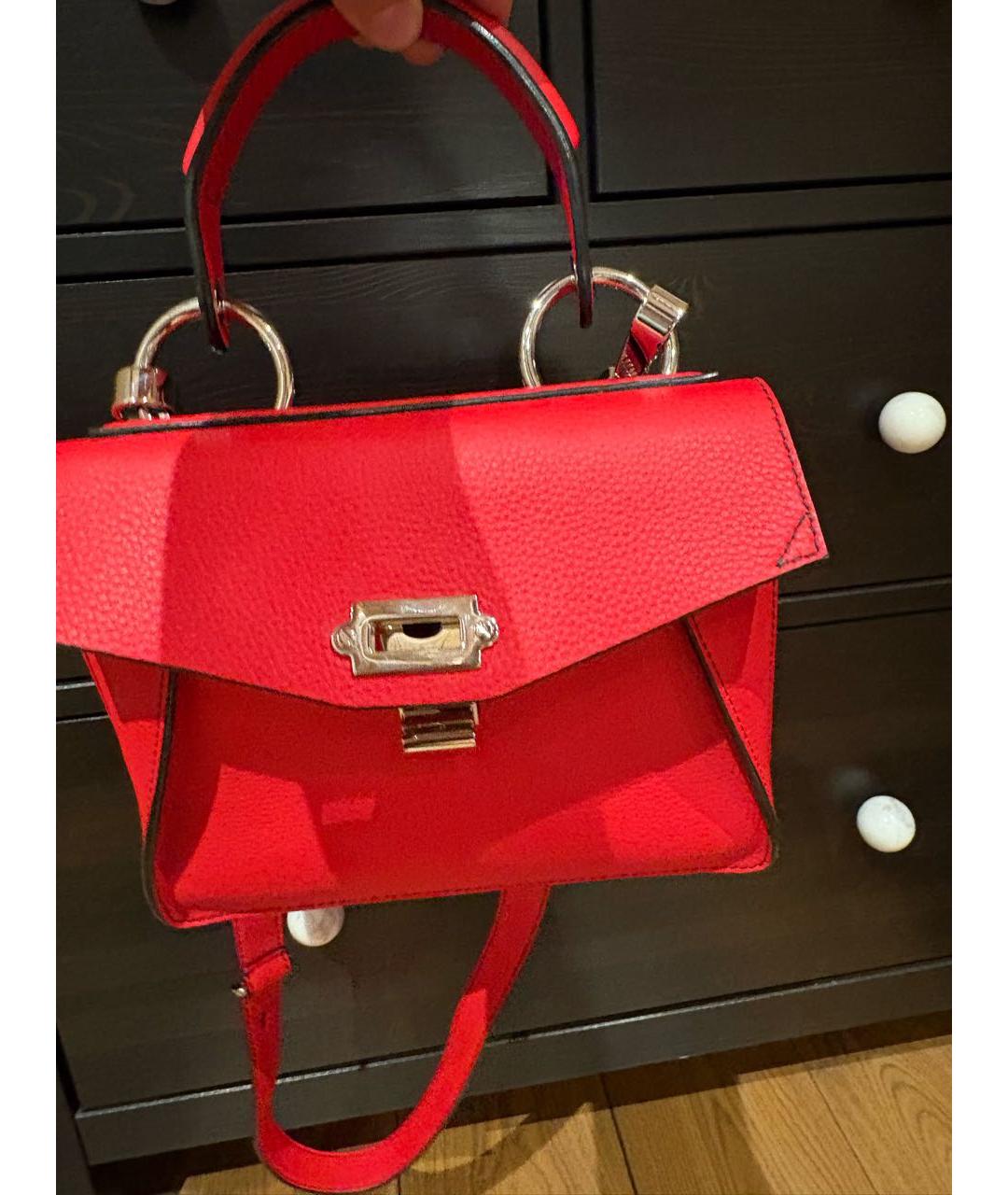 PROENZA SCHOULER Красная кожаная сумка на плечо, фото 6