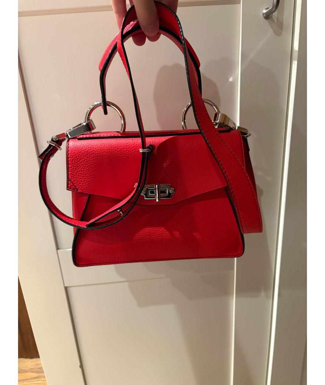 PROENZA SCHOULER Красная кожаная сумка на плечо, фото 2