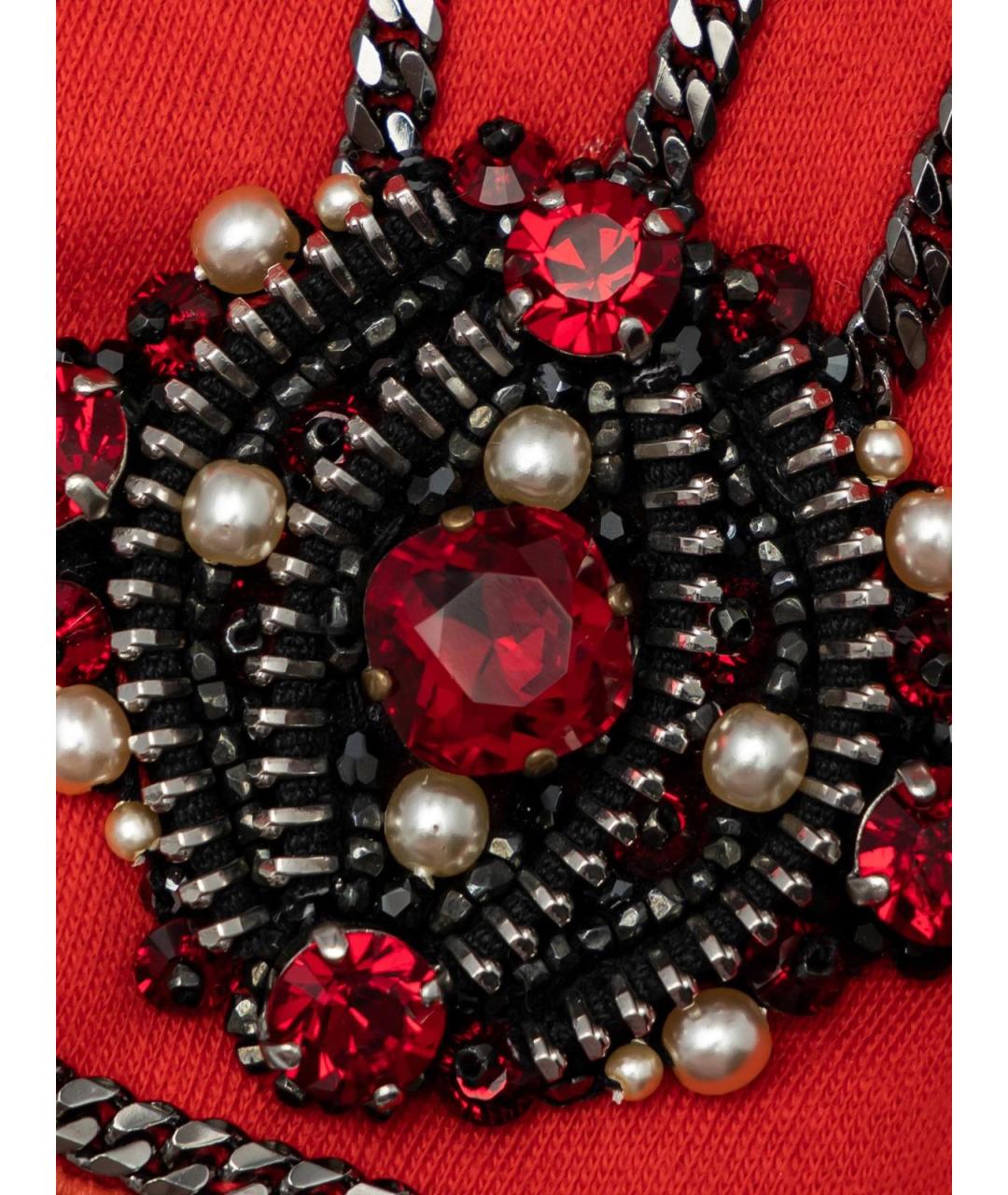 CHANEL Красные перчатки, фото 3