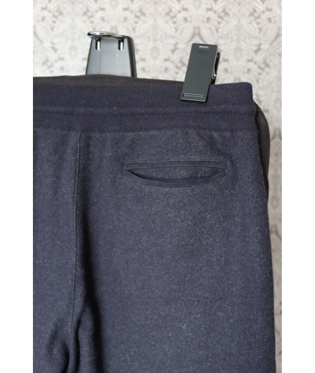 LORO PIANA Темно-синий повседневный костюм, фото 8