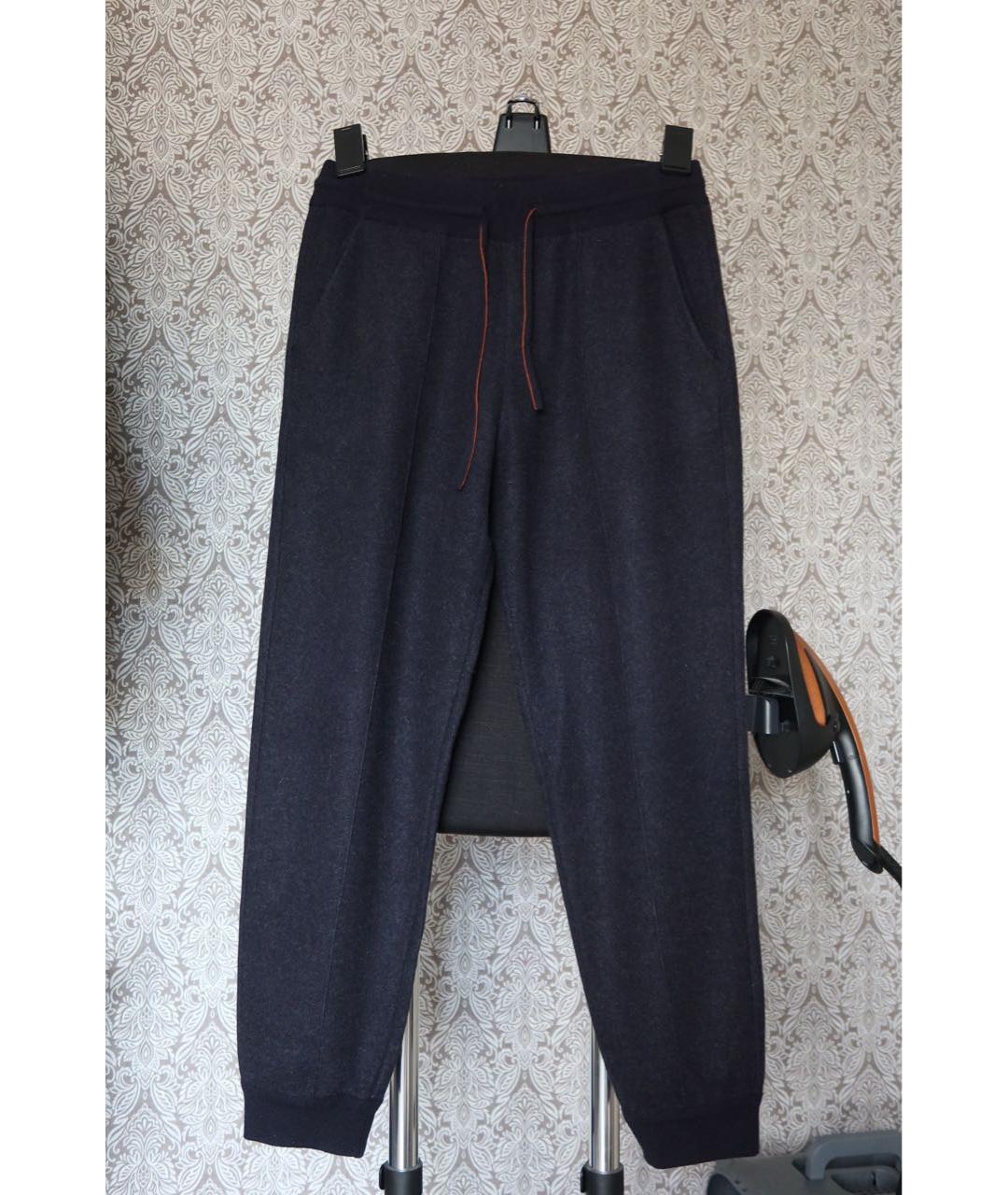 LORO PIANA Темно-синий повседневный костюм, фото 2