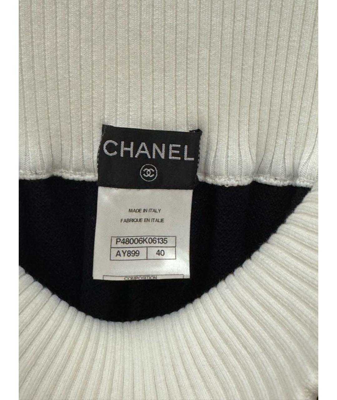 CHANEL Черный хлопковый костюм с брюками, фото 6