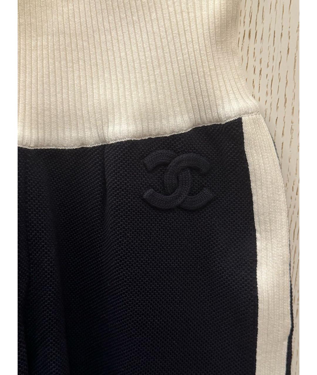 CHANEL Черный хлопковый костюм с брюками, фото 5