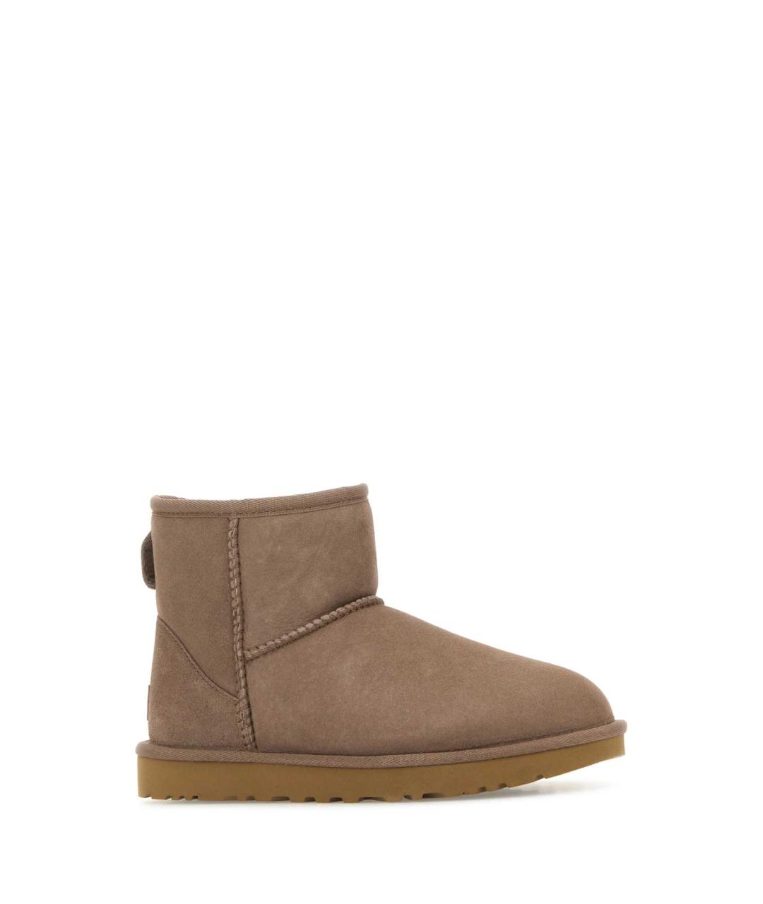 UGG AUSTRALIA Бежевые замшевые сапоги, фото 2