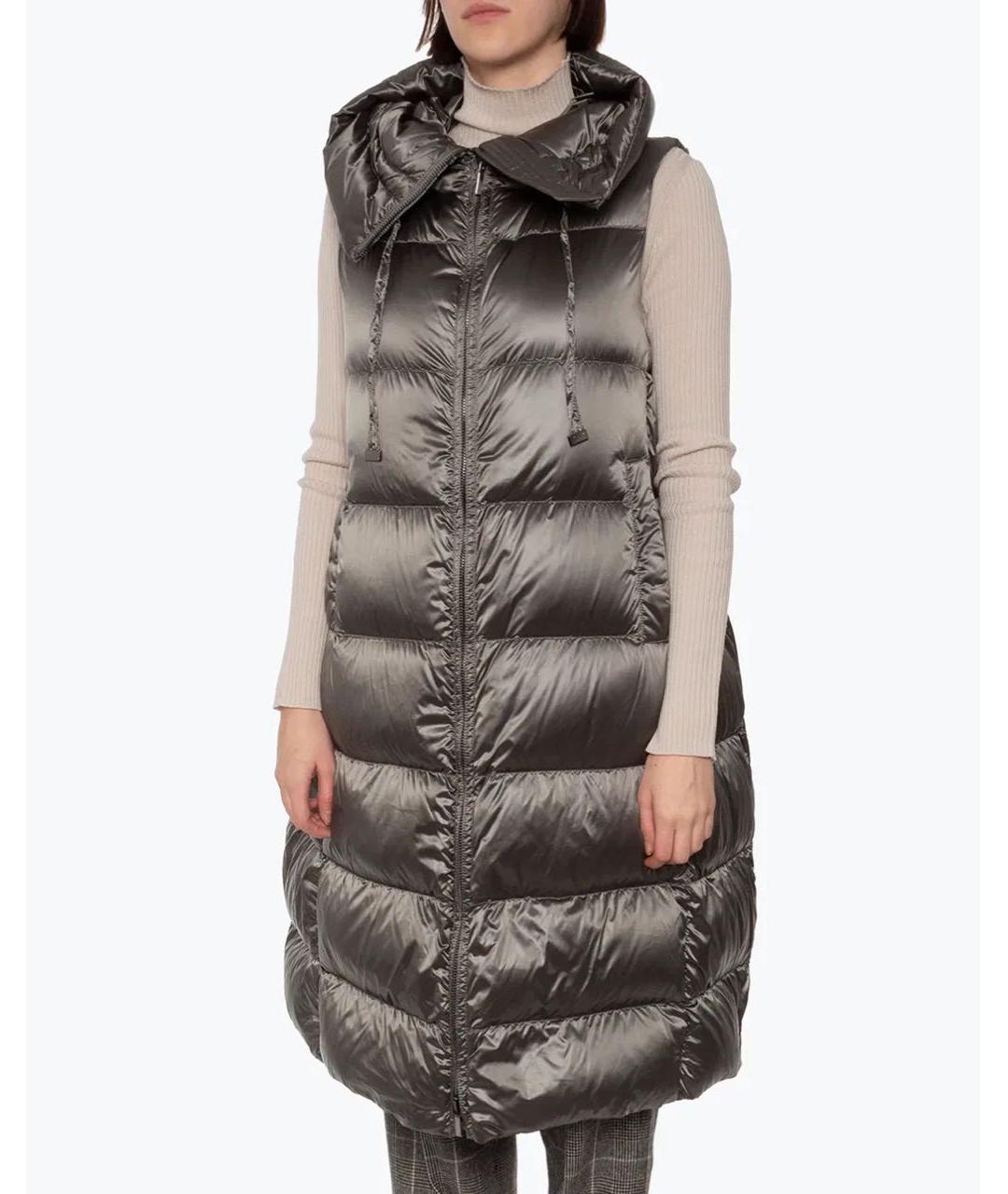 MAX MARA THE CUBE Серый жилет, фото 2