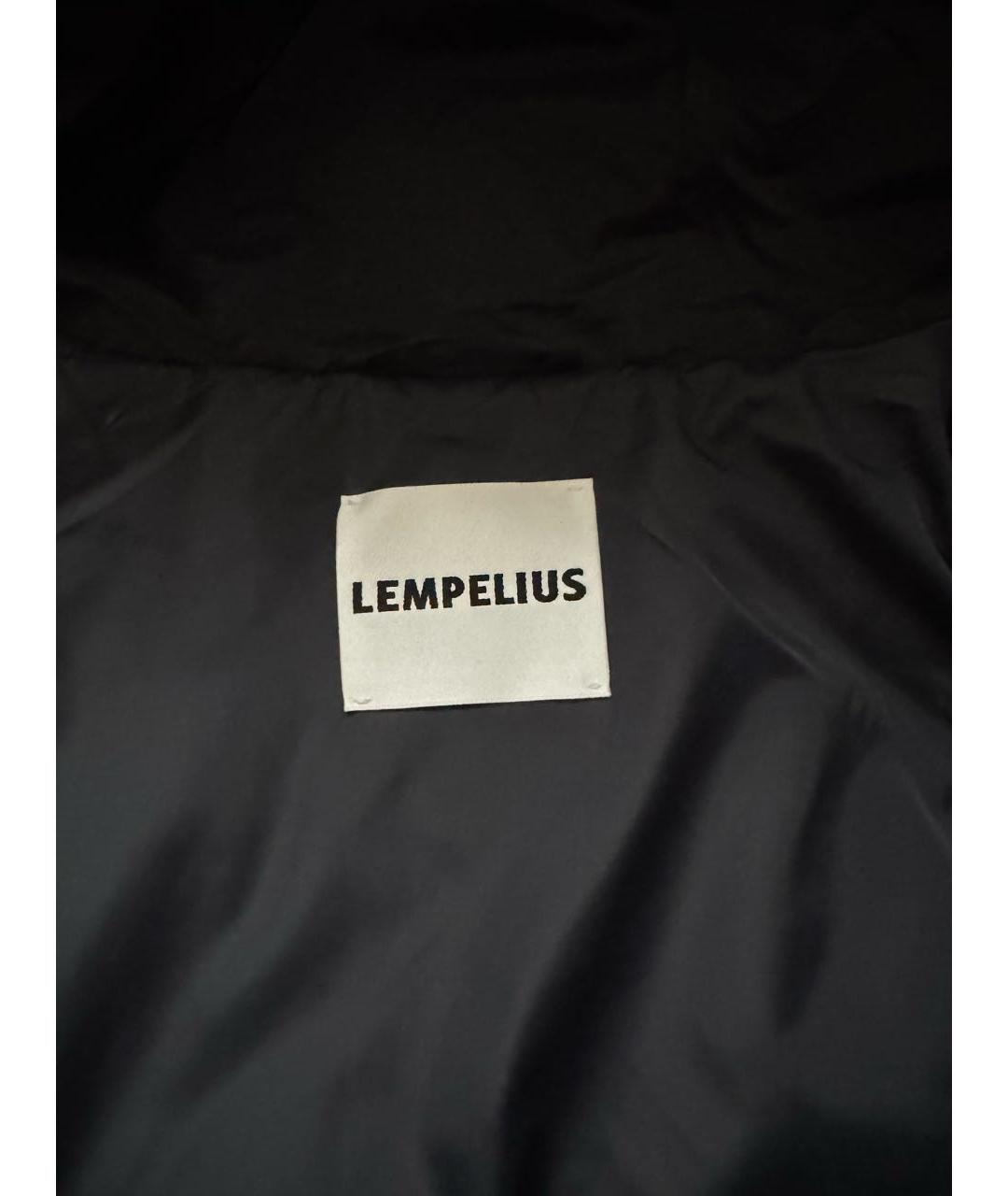 LEMPELIUS Черный пуховик, фото 6