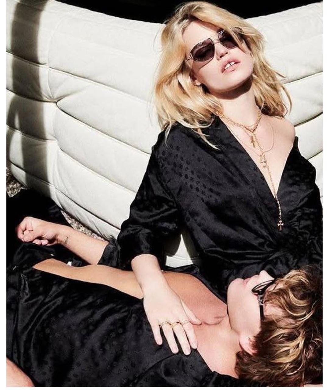 CHROME HEARTS Золотые металлические солнцезащитные очки, фото 8