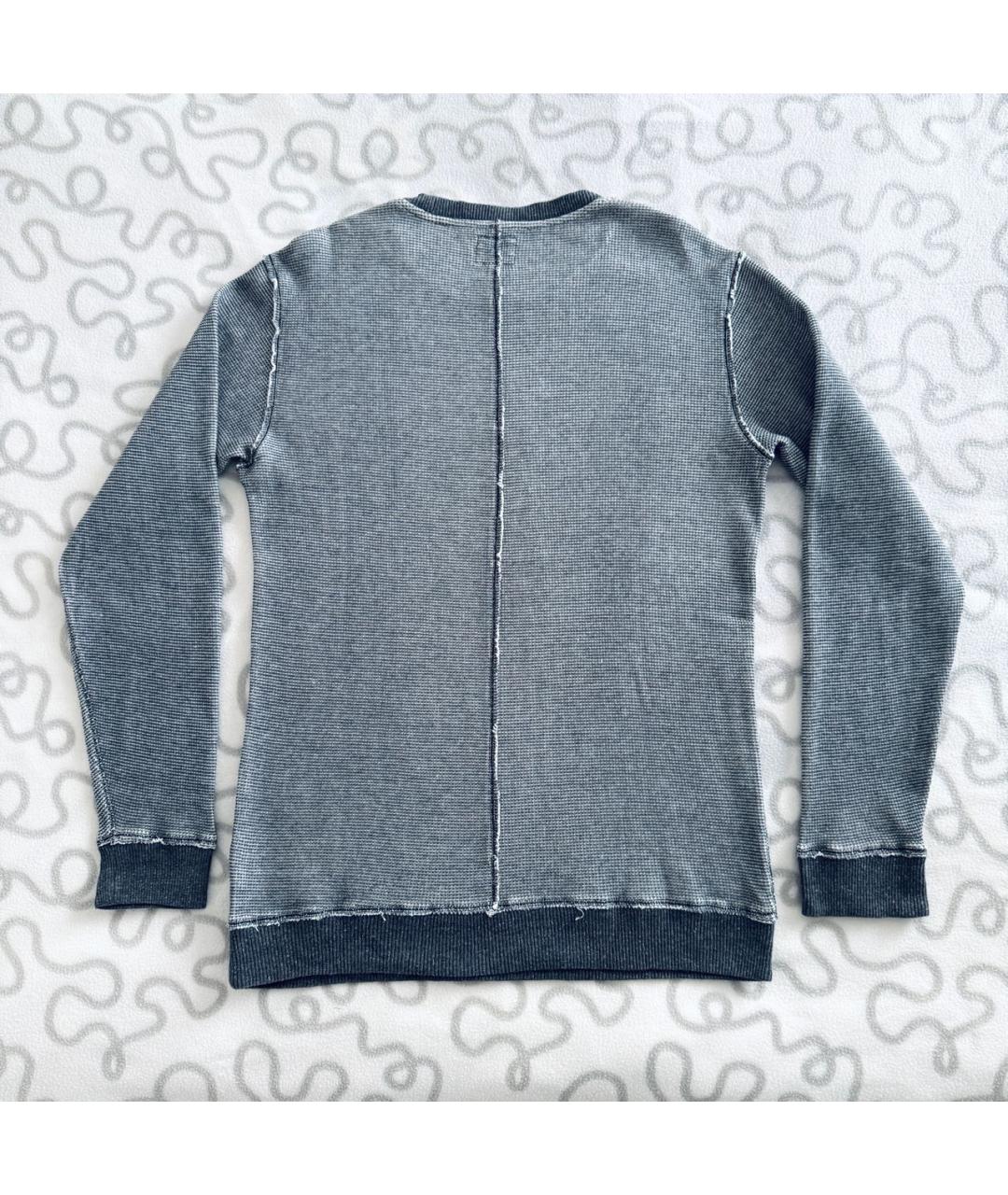 DIESEL Серый хлопковый джемпер / свитер, фото 2