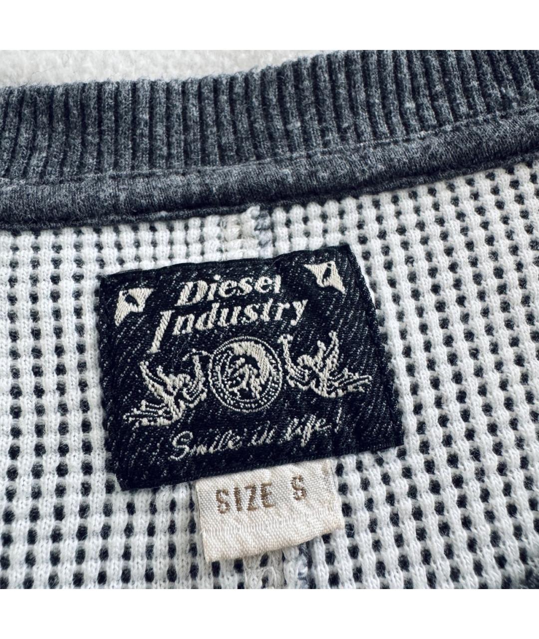 DIESEL Серый хлопковый джемпер / свитер, фото 3