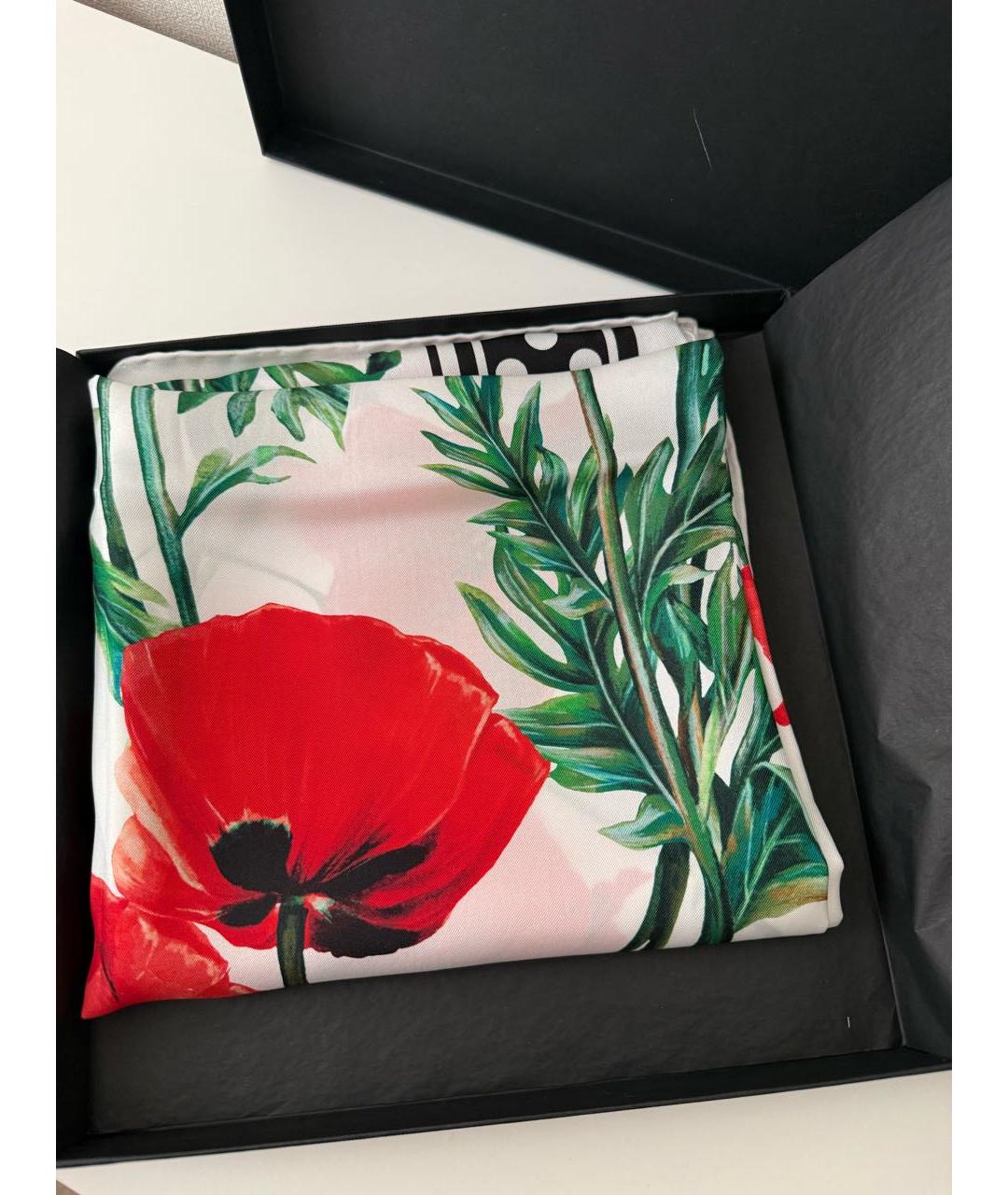 DOLCE&GABBANA Мульти шелковый платок, фото 8