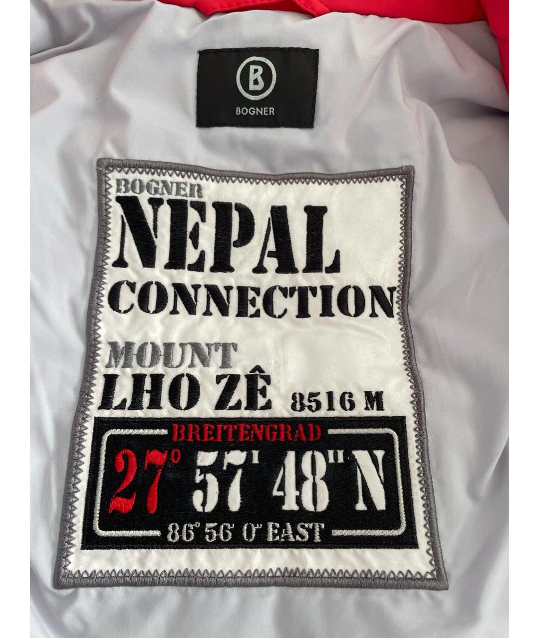 BOGNER Красная полиэстеровая куртка, фото 6