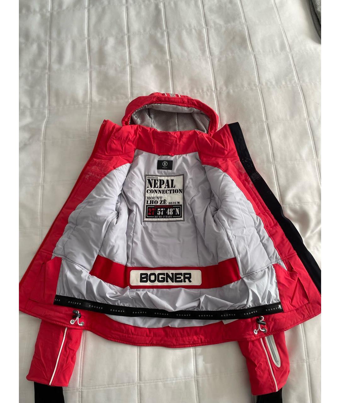 BOGNER Красная полиэстеровая куртка, фото 5