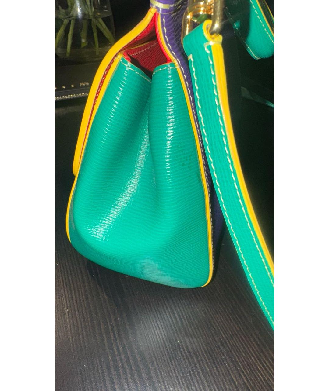DOLCE&GABBANA Мульти кожаная сумка с короткими ручками, фото 8