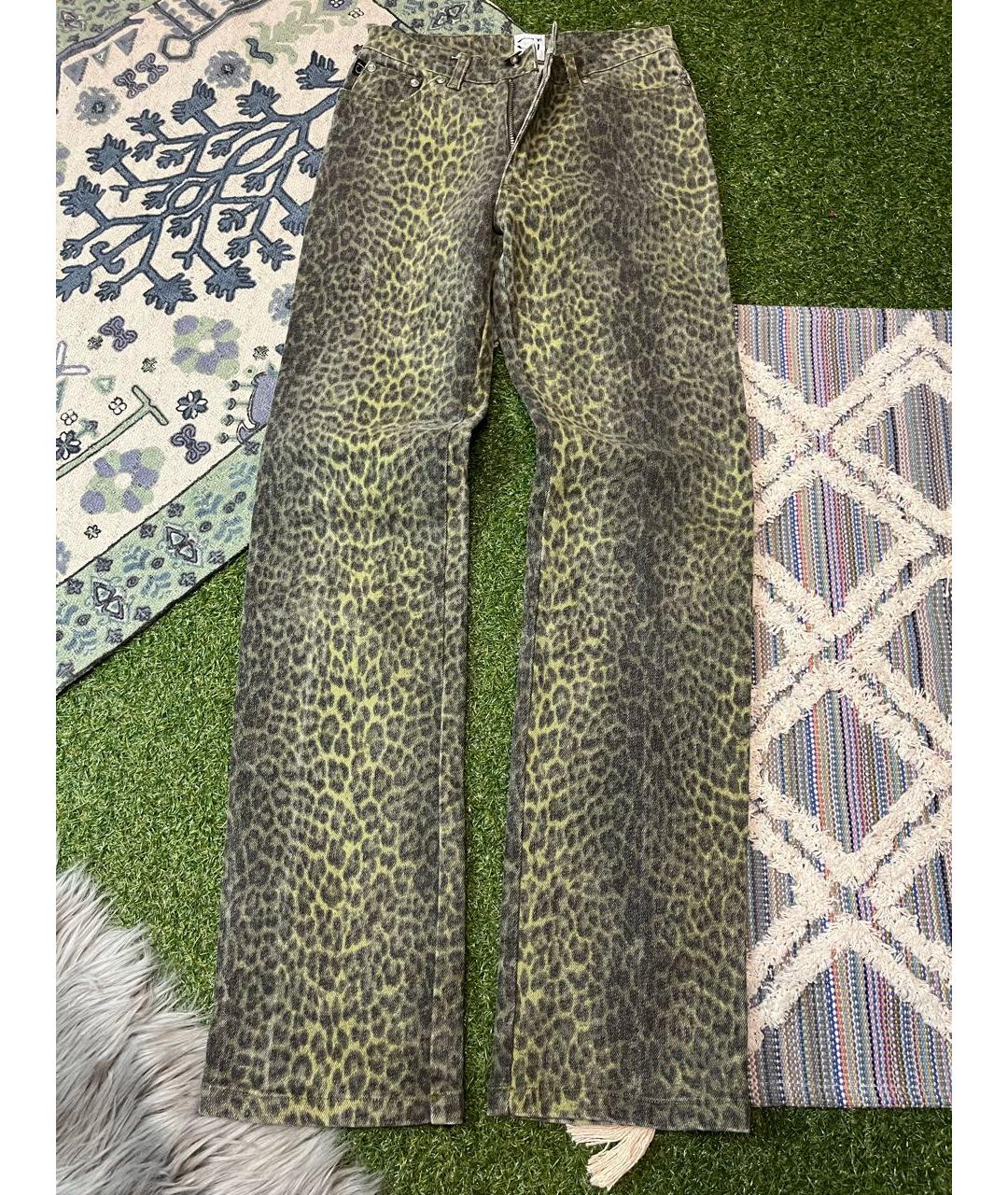 JUST CAVALLI Мульти хлопковые прямые джинсы, фото 7