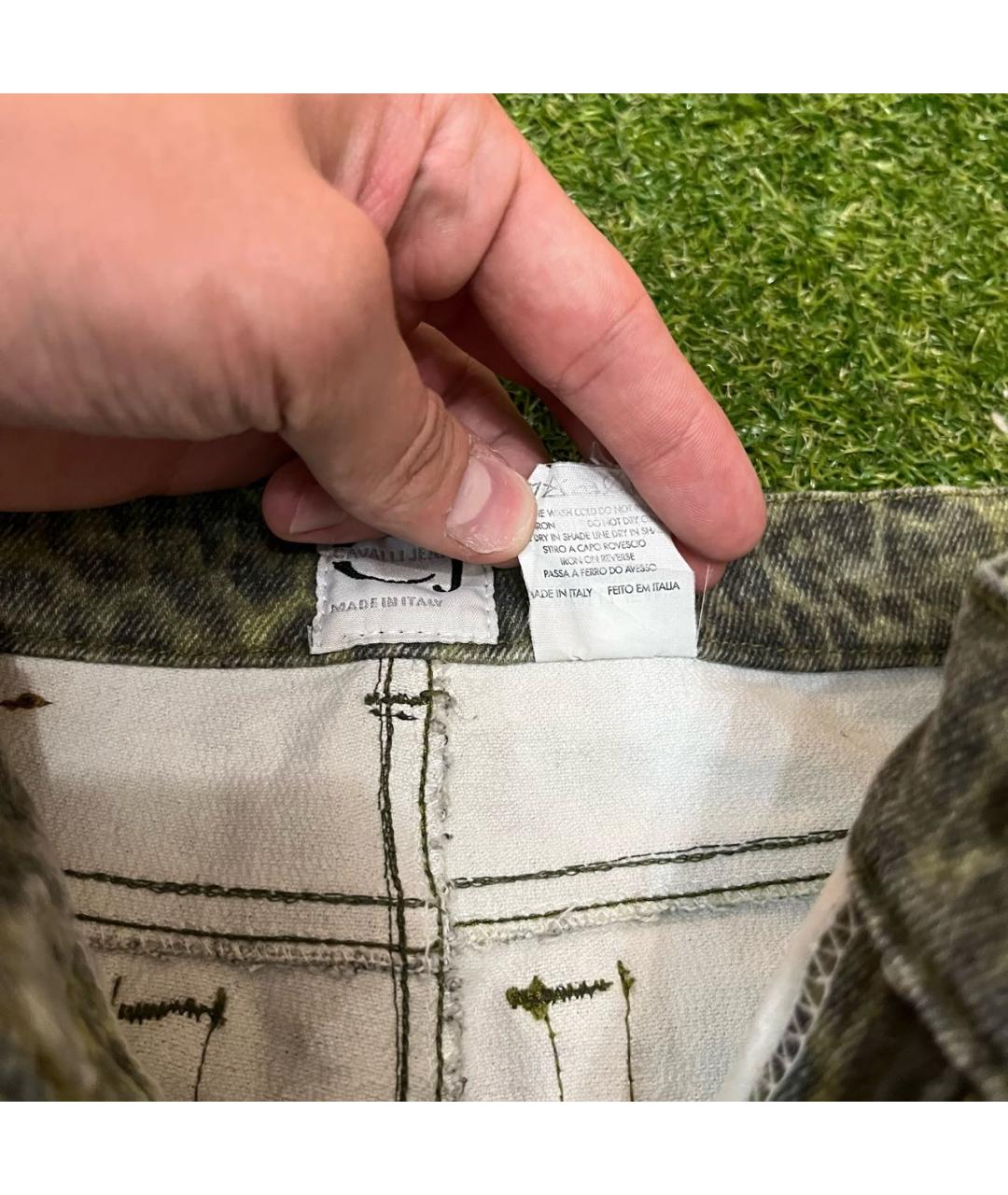 JUST CAVALLI Мульти хлопковые прямые джинсы, фото 6