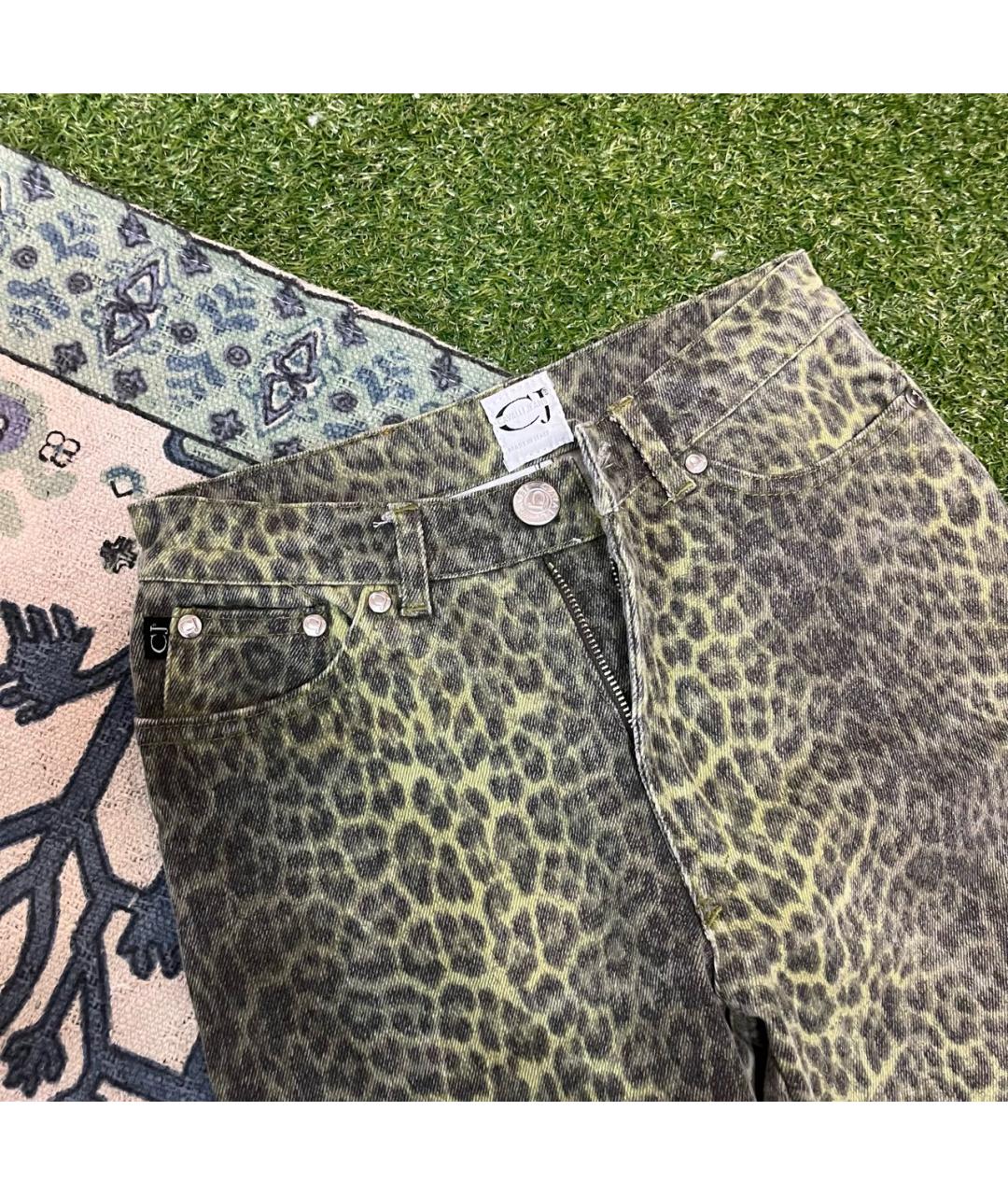JUST CAVALLI Мульти хлопковые прямые джинсы, фото 3