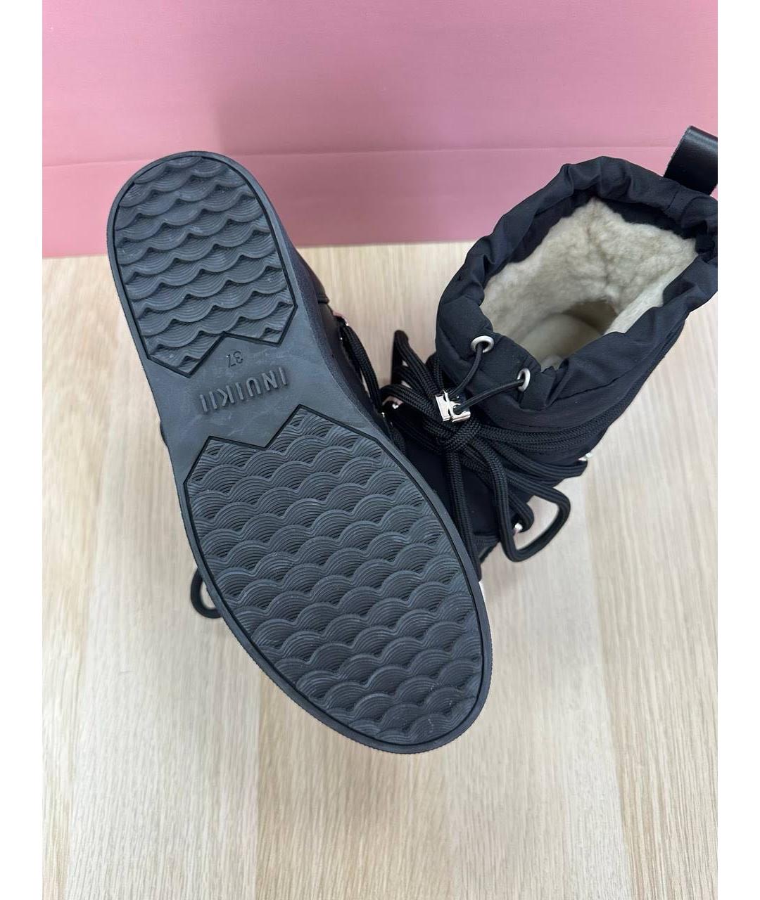 INUIKII Черные синтетические ботинки, фото 5