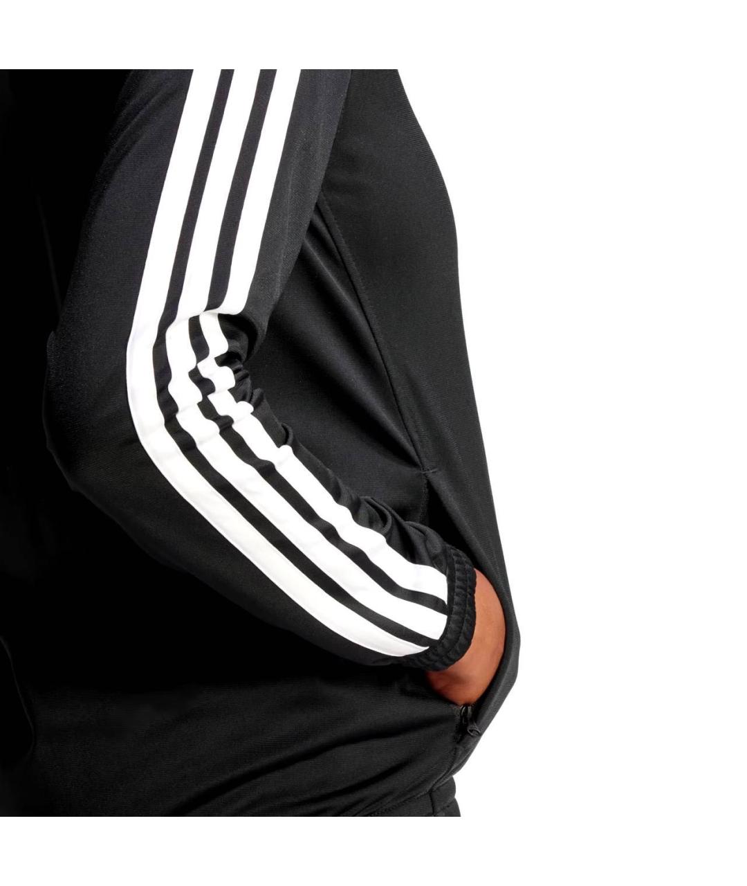 ADIDAS Черная полиэстеровая куртка, фото 3