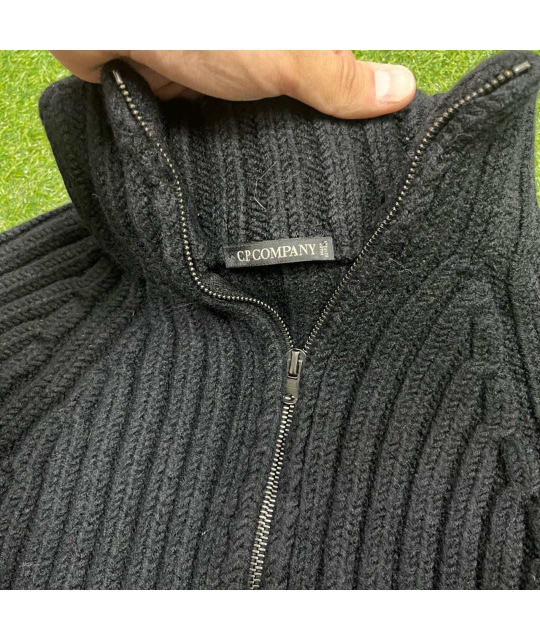 CP COMPANY Черный шерстяной джемпер / свитер, фото 3