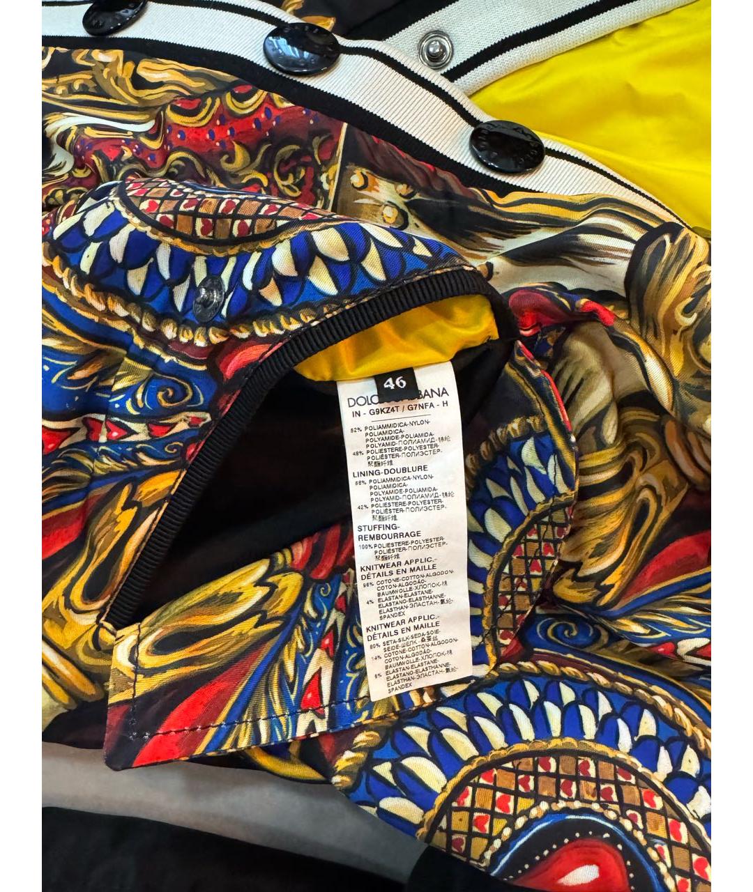 DOLCE&GABBANA Мульти полиамидовая куртка, фото 5