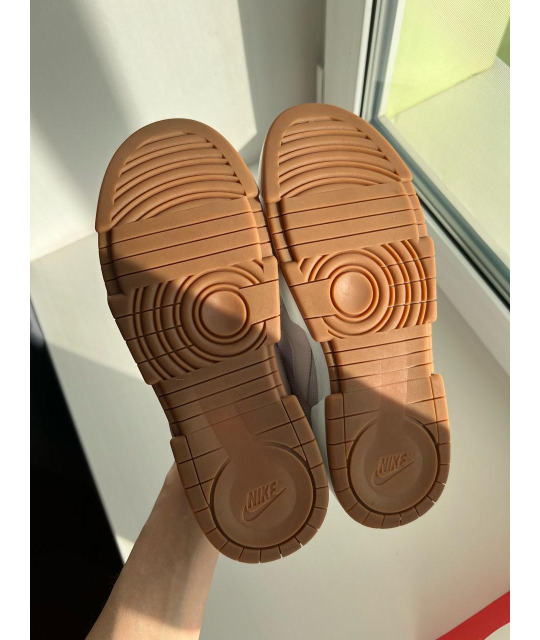 NIKE Коралловые кожаные кроссовки, фото 5