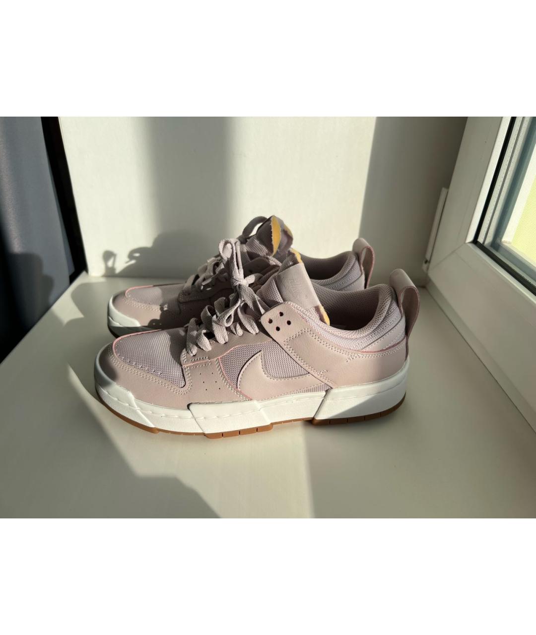 NIKE Коралловые кожаные кроссовки, фото 3