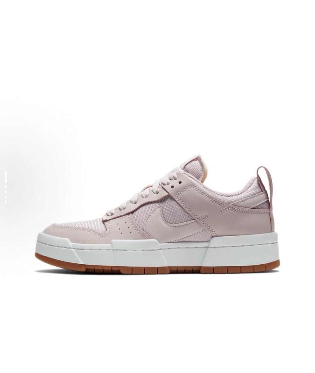 NIKE Коралловые кожаные кроссовки, фото 9