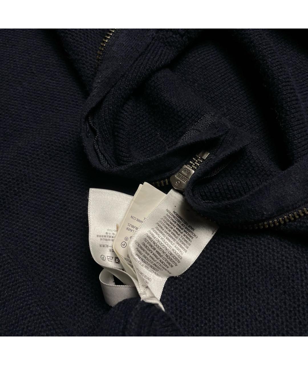 POLO RALPH LAUREN Темно-синий хлопковый джемпер / свитер, фото 7