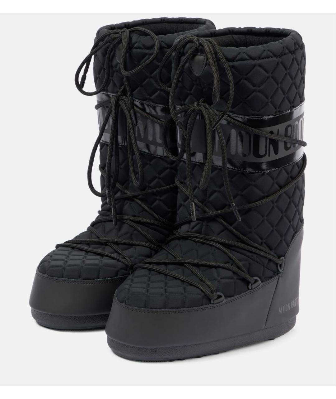 MOON BOOT Черные сапоги, фото 2