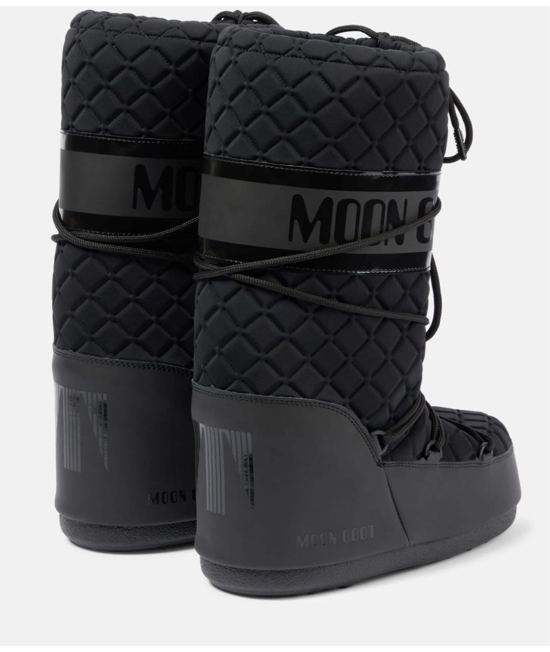 MOON BOOT Черные сапоги, фото 4