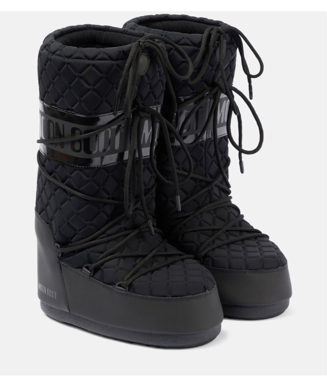 MOON BOOT Черные сапоги, фото 3