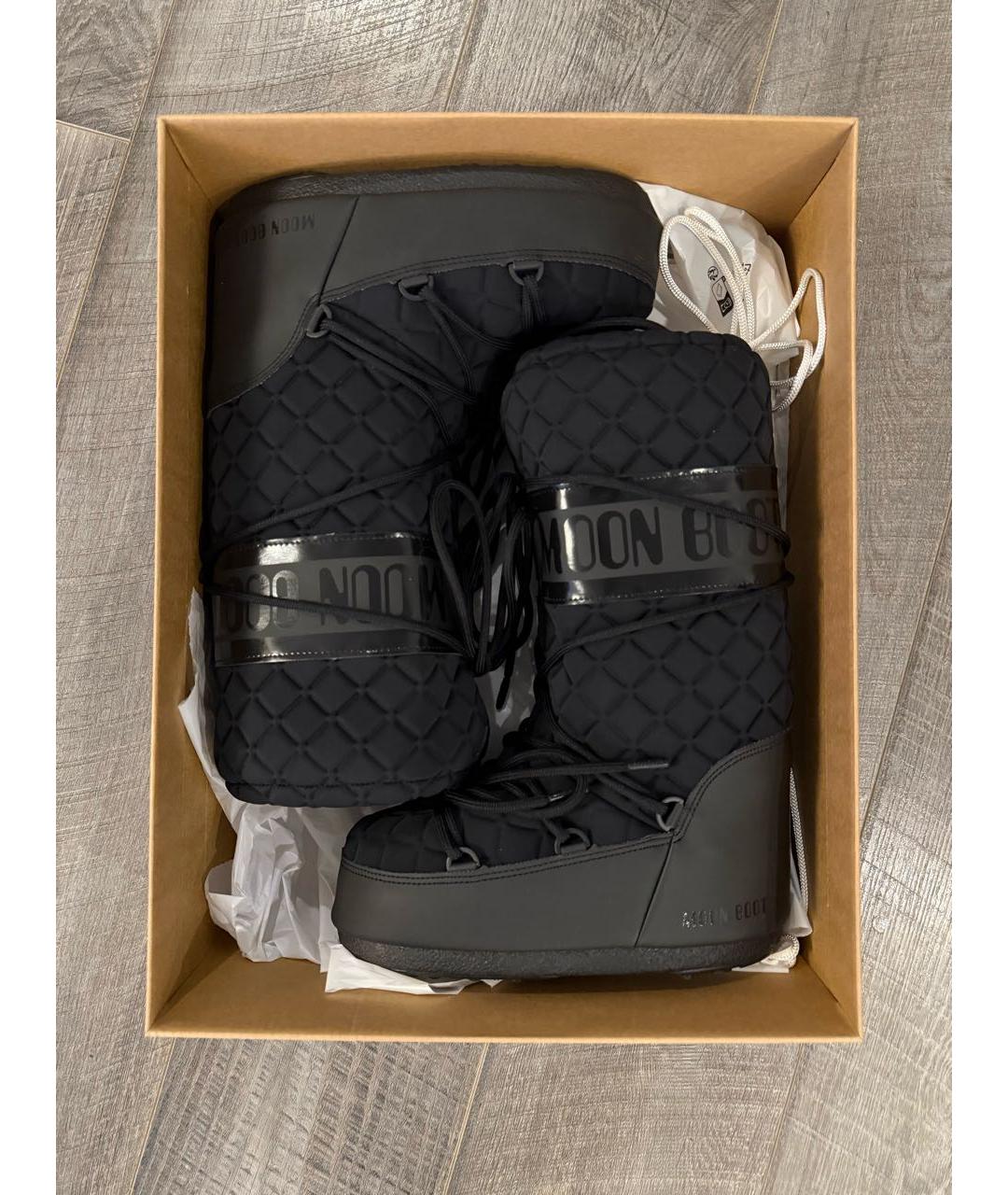 MOON BOOT Черные сапоги, фото 8