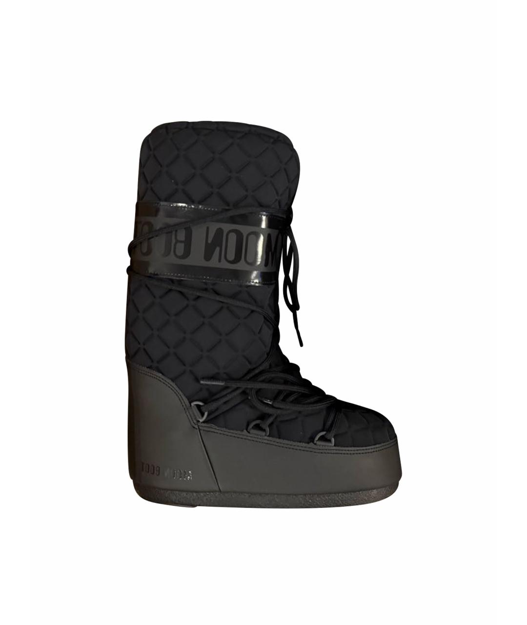 MOON BOOT Черные сапоги, фото 1