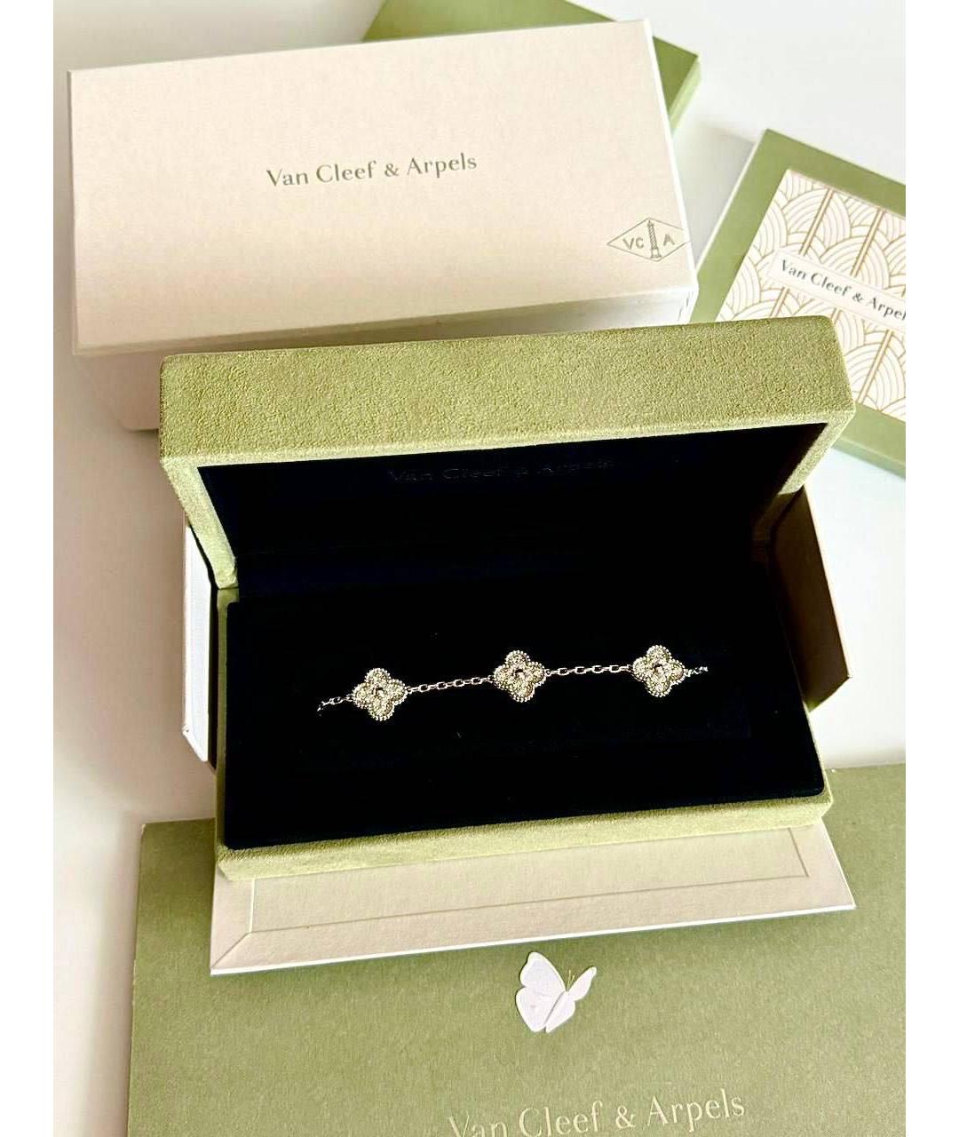 VAN CLEEF & ARPELS Белый браслет из белого золота, фото 2