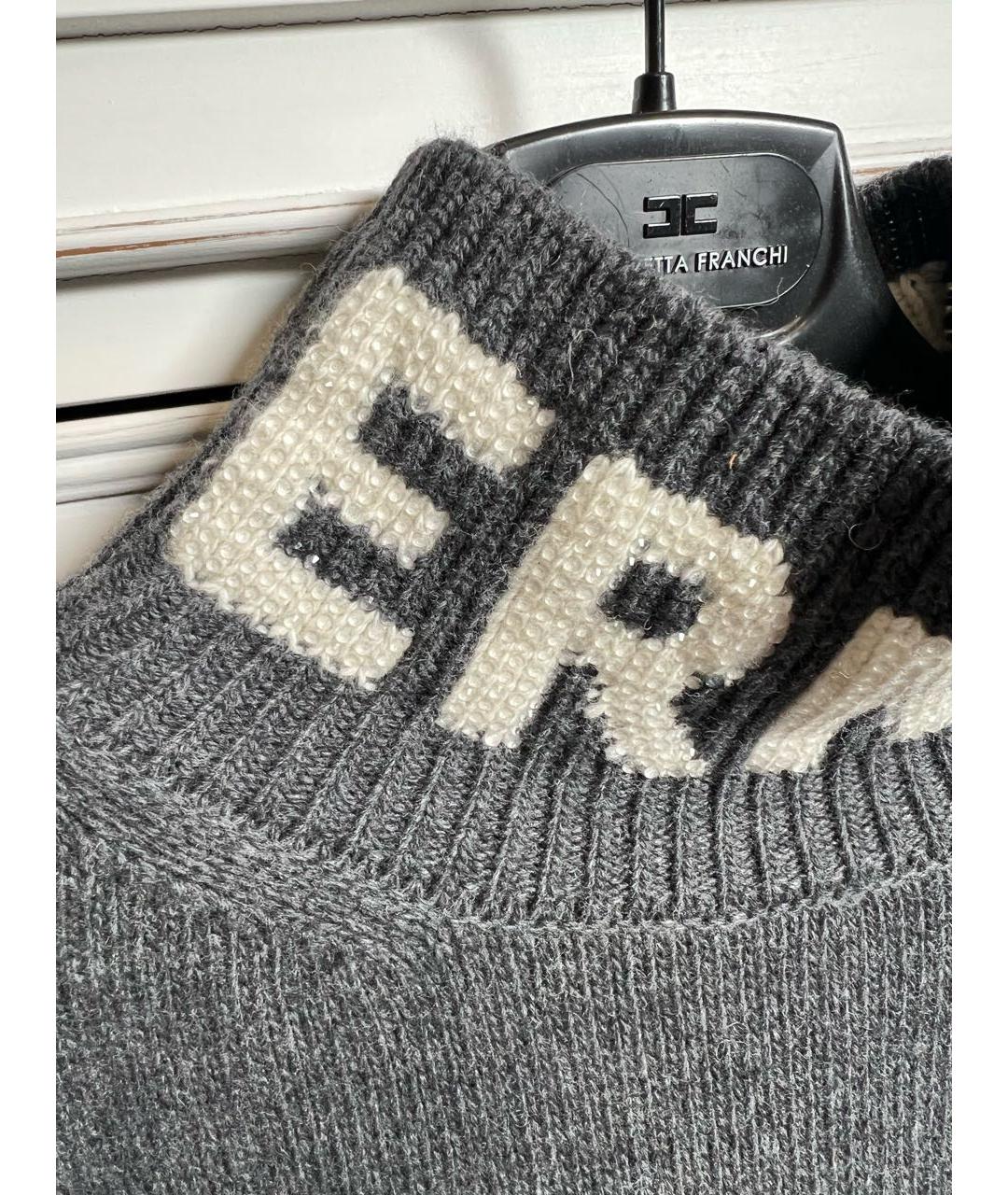 ERMANNO FIRENZE Серый джемпер / свитер, фото 7