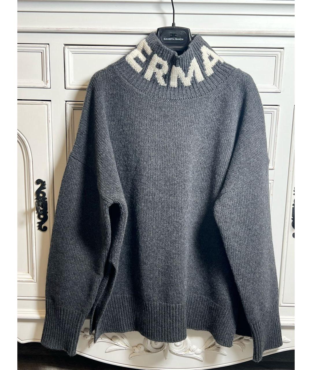 ERMANNO FIRENZE Серый джемпер / свитер, фото 2