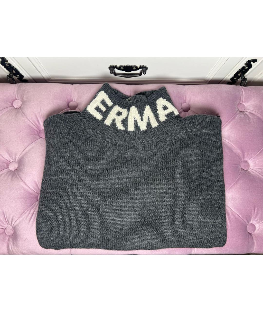 ERMANNO FIRENZE Серый джемпер / свитер, фото 3