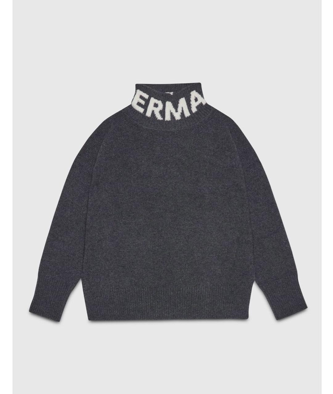 ERMANNO FIRENZE Серый джемпер / свитер, фото 8