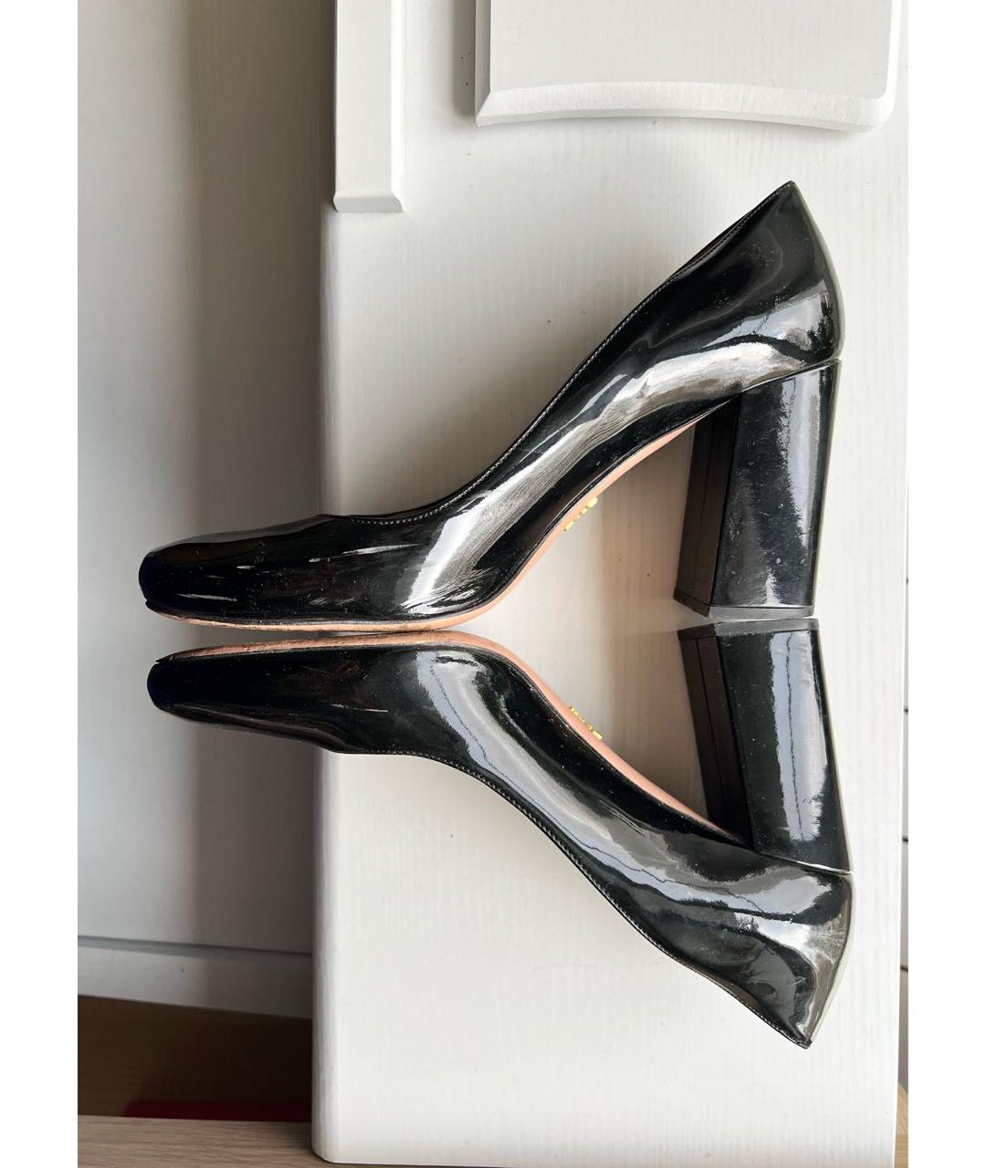 PRADA Черные туфли из лакированной кожи, фото 5