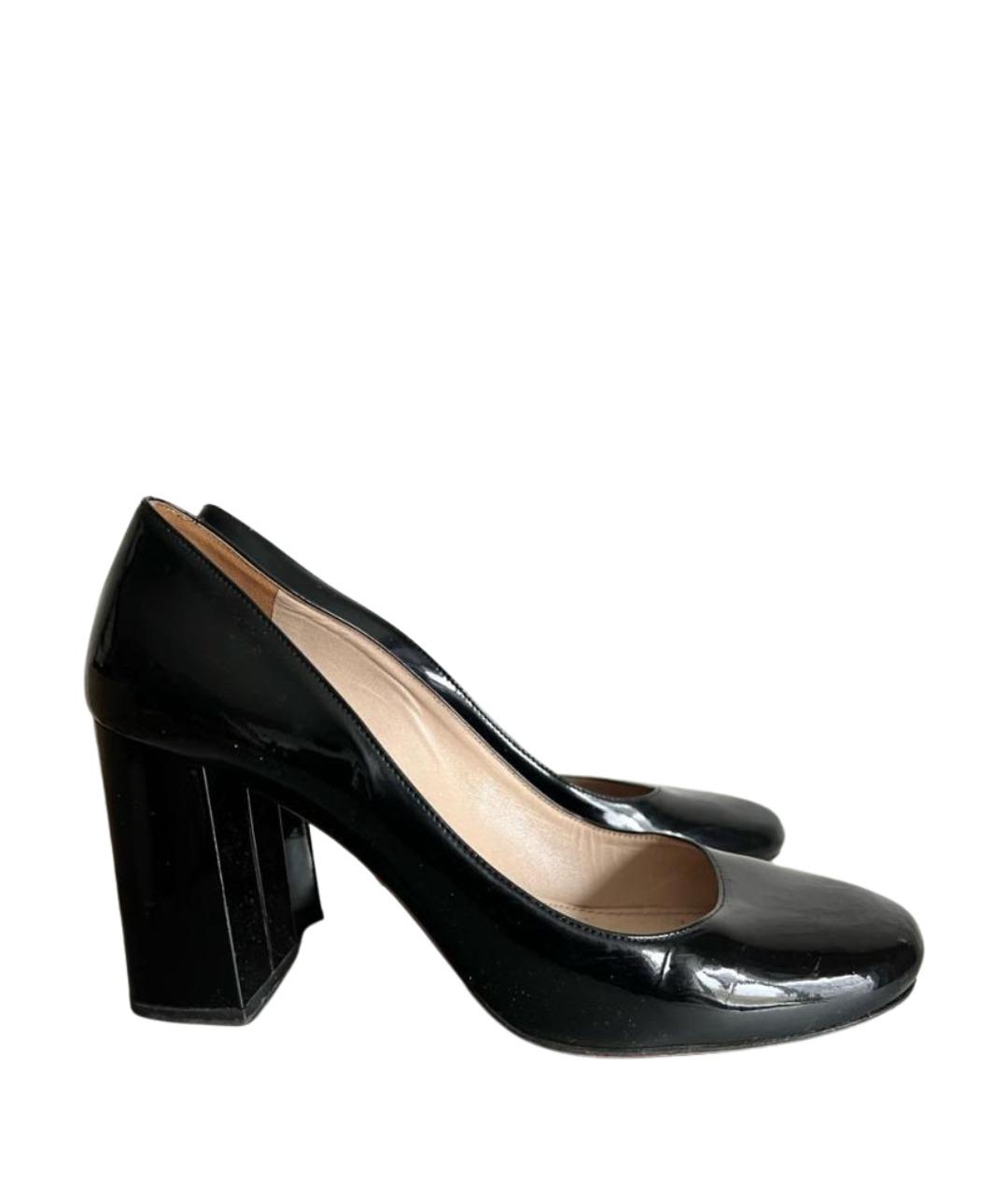 PRADA Черные туфли из лакированной кожи, фото 1