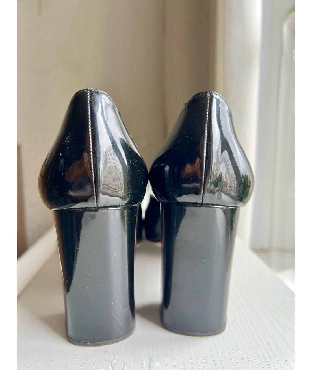 PRADA Черные туфли из лакированной кожи, фото 4