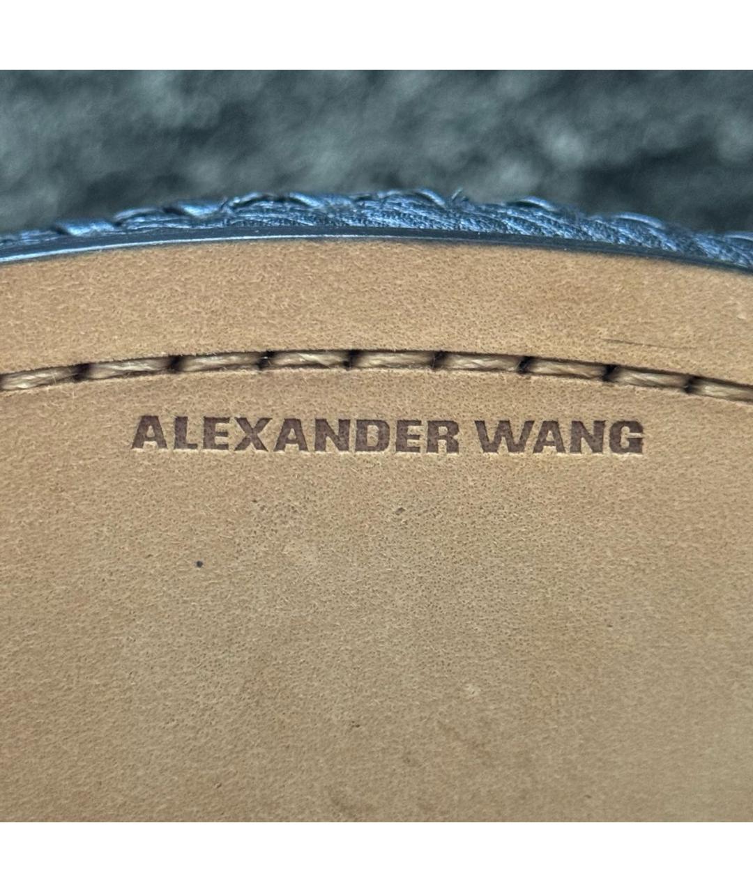 ALEXANDER WANG Черные кожаные ботинки, фото 7