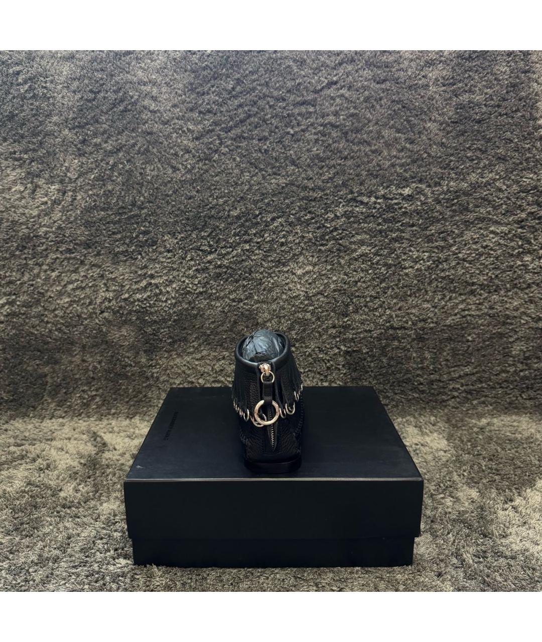 ALEXANDER WANG Черные кожаные ботинки, фото 4