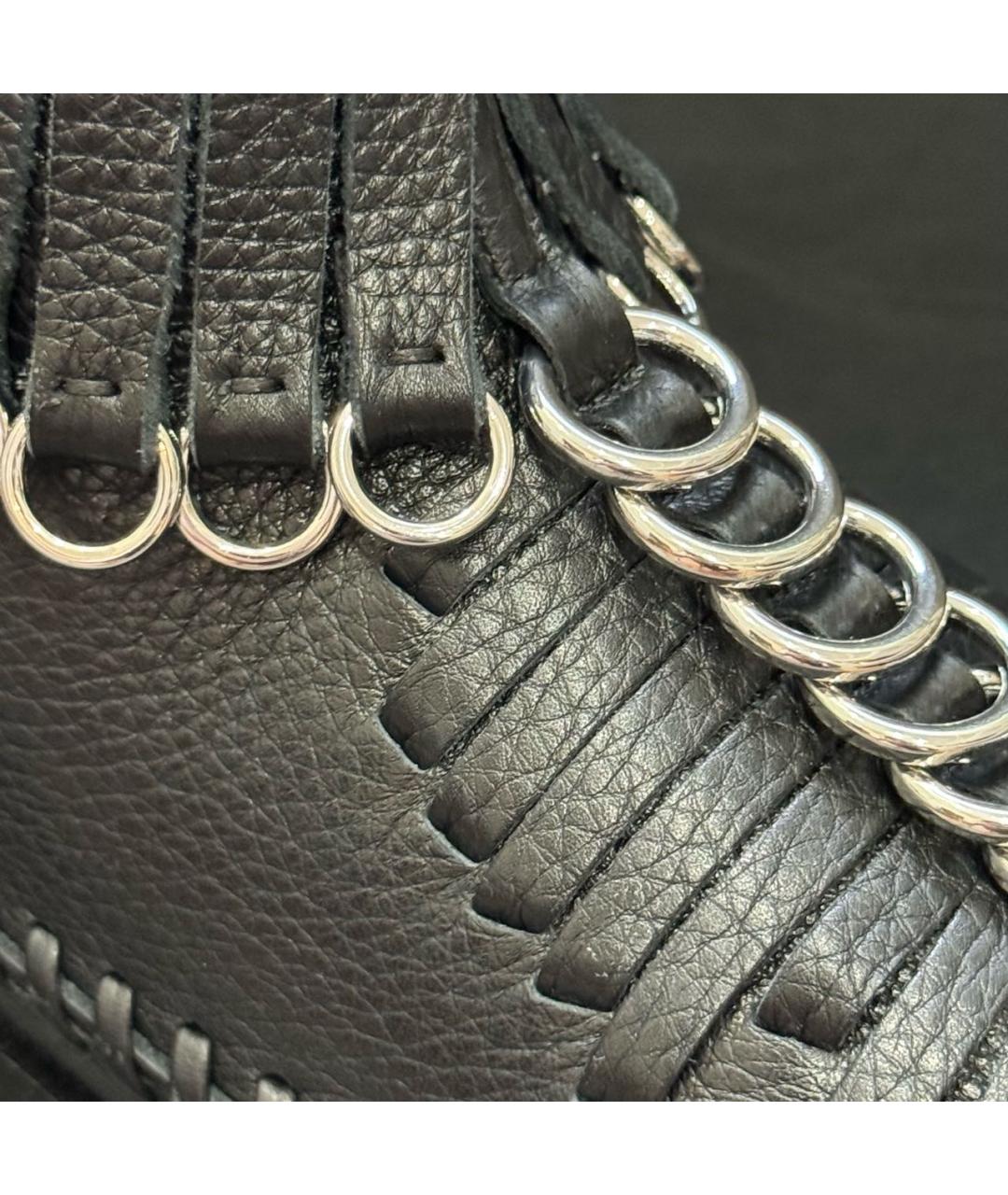 ALEXANDER WANG Черные кожаные ботинки, фото 6