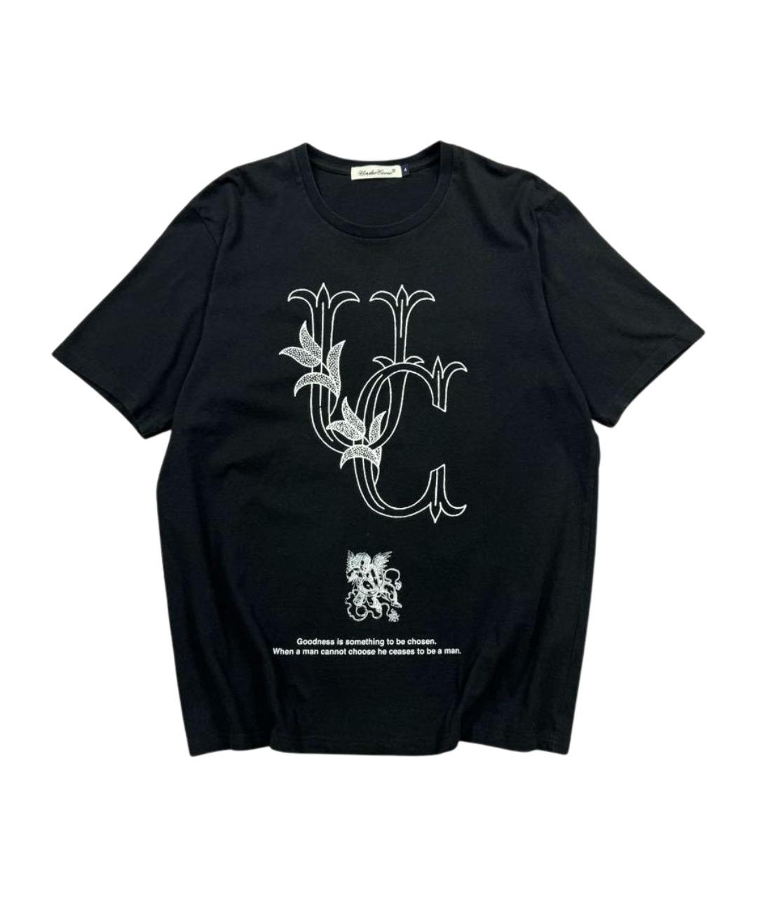 UNDERCOVER Черная хлопковая футболка, фото 1