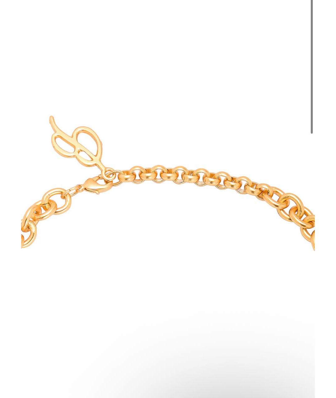 BLUMARINE Золотое металлическое колье, фото 3