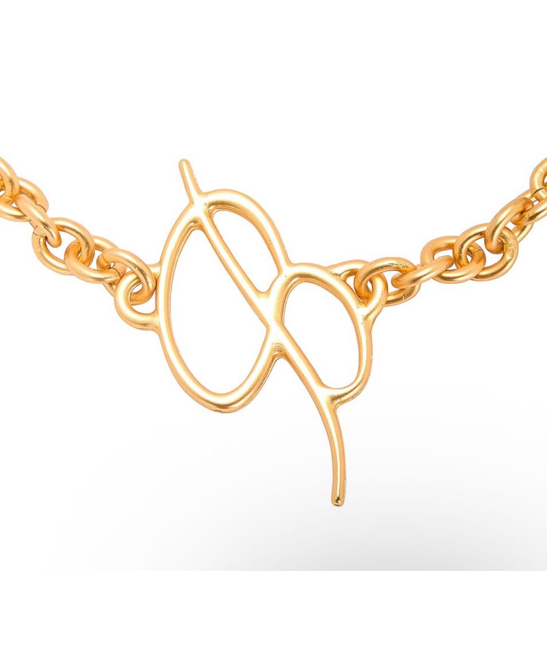 BLUMARINE Золотое металлическое колье, фото 2