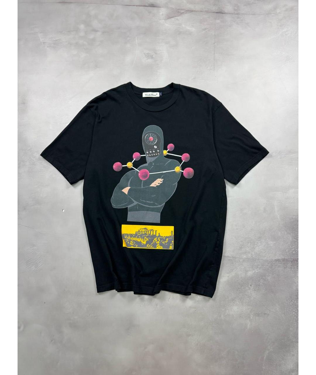 UNDERCOVER Черная хлопковая футболка, фото 9