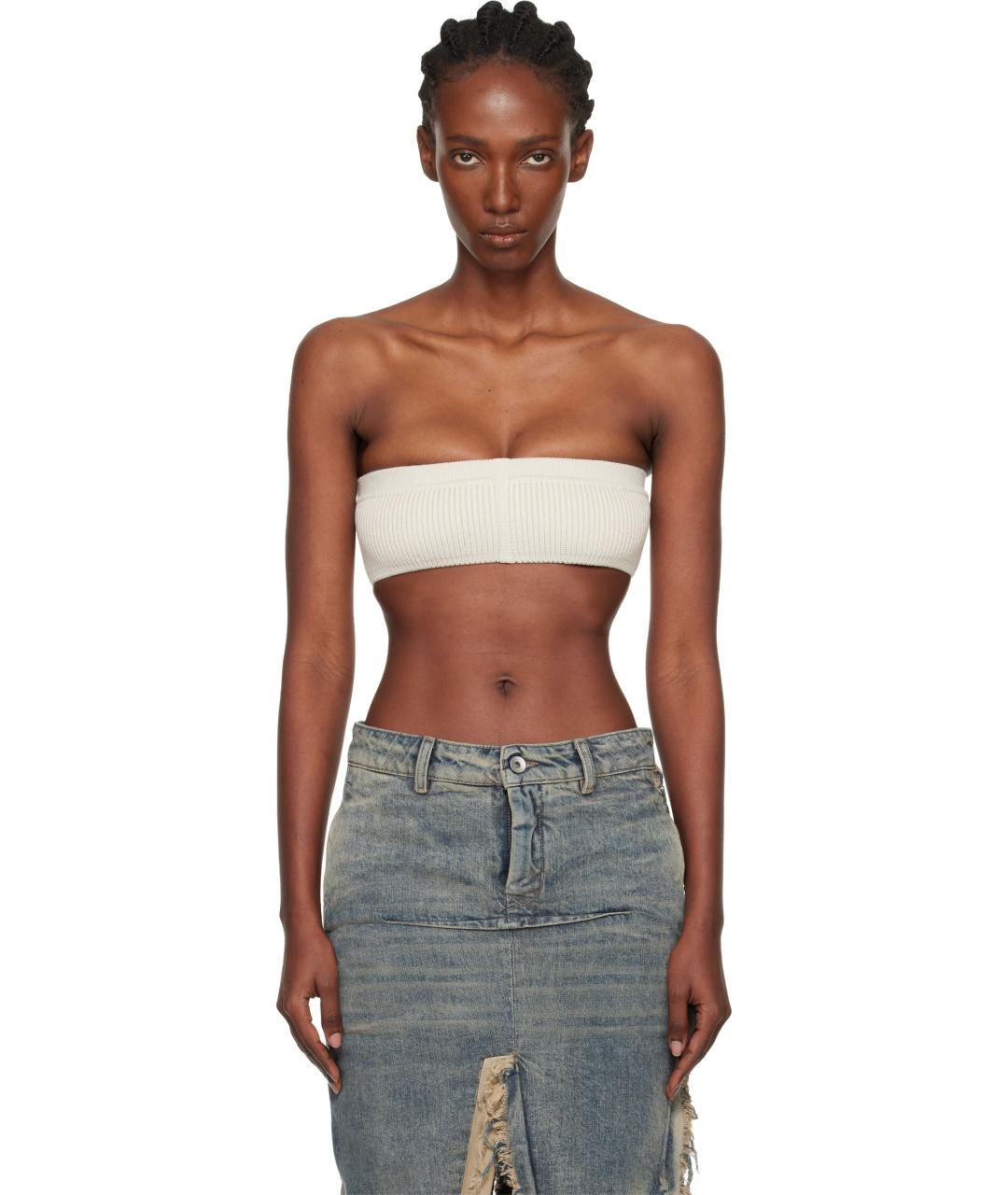 RICK OWENS Серая шерстяная майка, фото 3