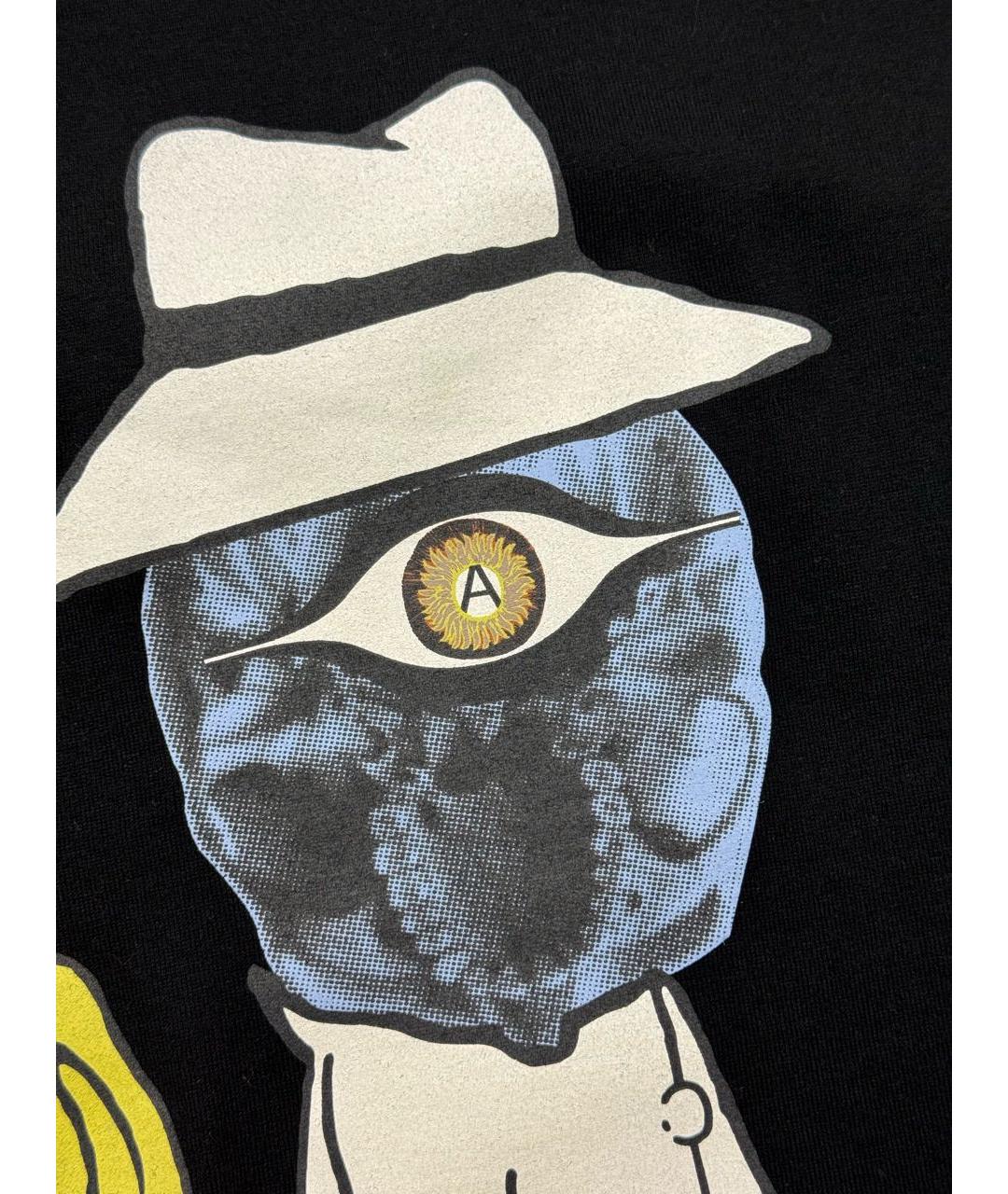 UNDERCOVER Черная хлопковая футболка, фото 5